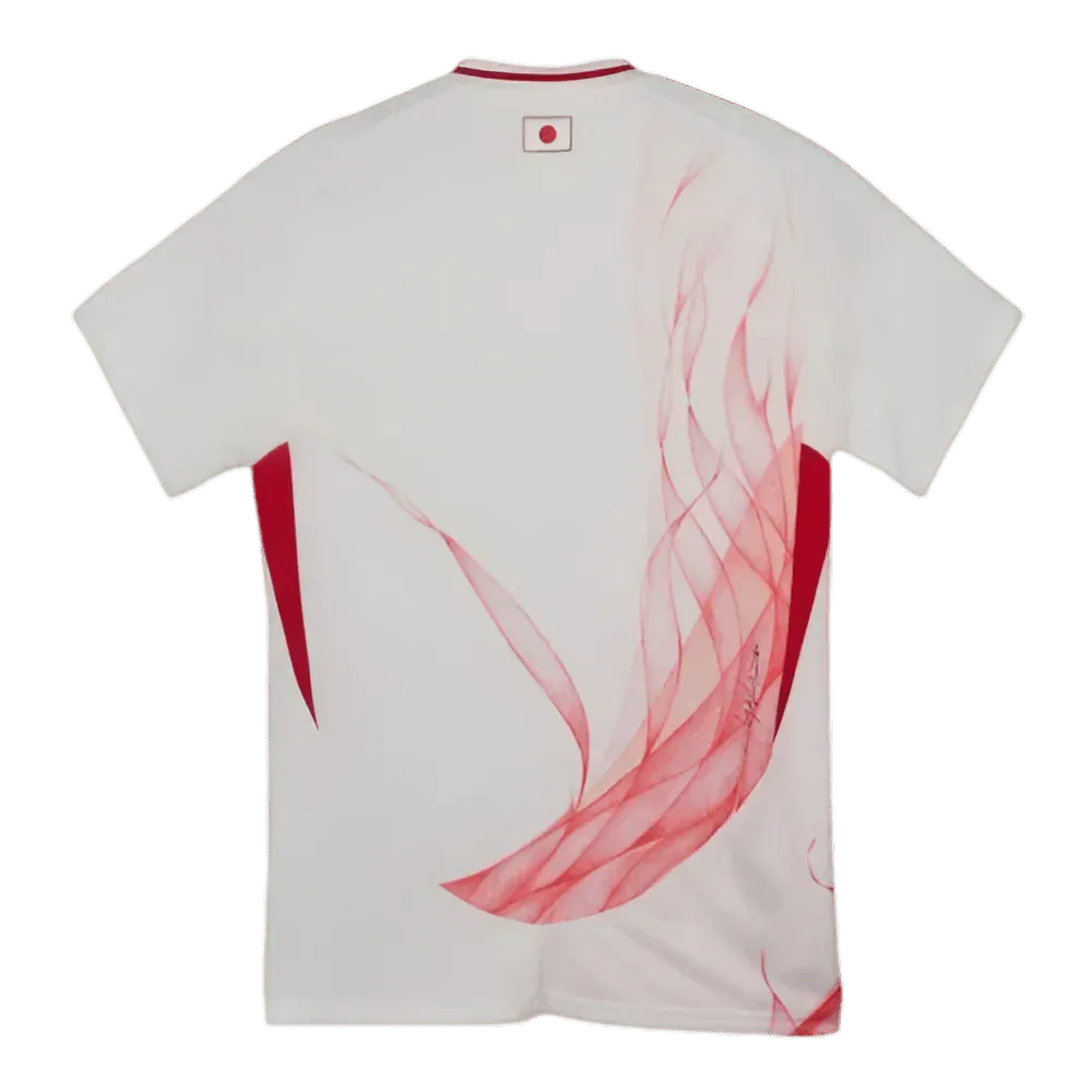 Japan y3 kit away white fan mitoma brighton liverpool endo yamamoto design comfortable supporter NIPPONKITS