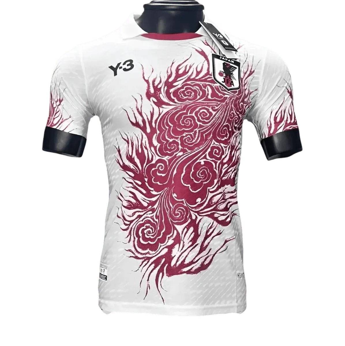 Y3 Japan Jersey - White & Red Special Kit by NipponKits