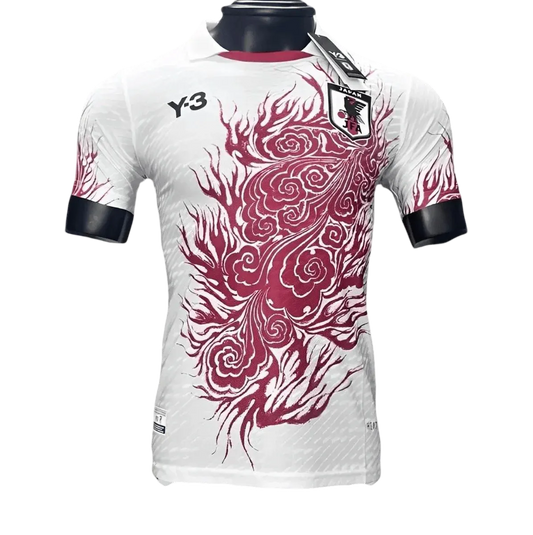 Y3 Japan Jersey - White & Red Special Kit by NipponKits