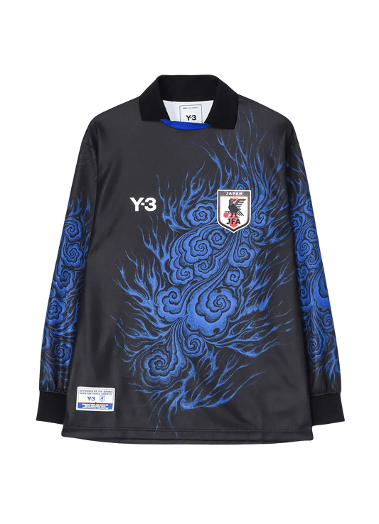 Y-3 x Yohji Yamamoto JFA Long Sleeve T-Shirt – Japan Swirl Pattern Edition