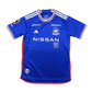 Yokohama f marinos jersey 2025 home blue braided collar red accents NISSAN DRAFT
