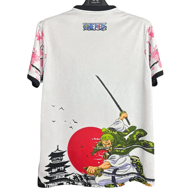 japan anime soccer jersey with roronoa zoro design