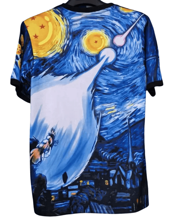 Japan Goku Kamehameha jersey with massive blue wave energy design and JFA logo by NipponKits Store