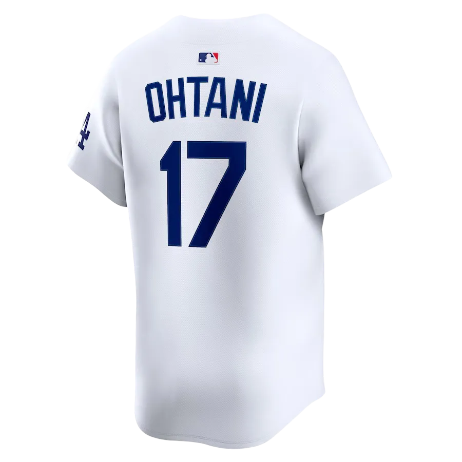 Ohtani Dodgers jersey white 50/50 club historic 54 home runs franchise record Los Angeles NIPPONKITS